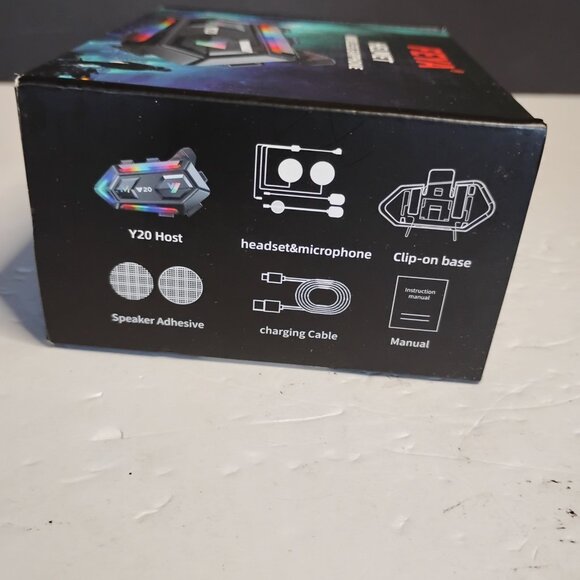 Feya Helmet Wireless Earphone With RBG Lights - Picture 4 of 14